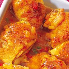 Chicken in Tomato and Lemon Sauce