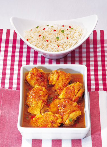 Chicken in Tomato and Lemon Sauce