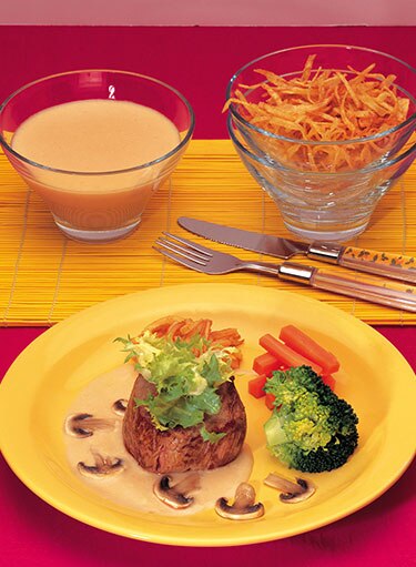 Steak with Mushroom Sauce
