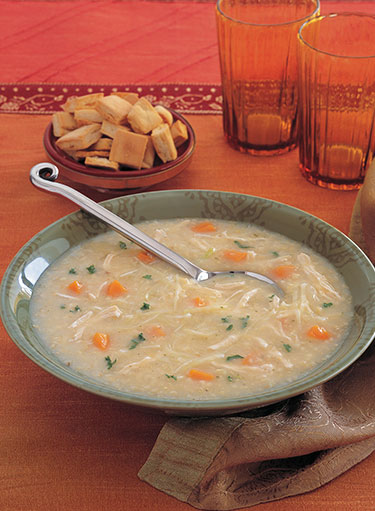 Flaky Chicken Soup