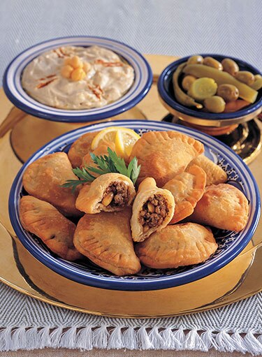 سمبوسك اللحم المقلية