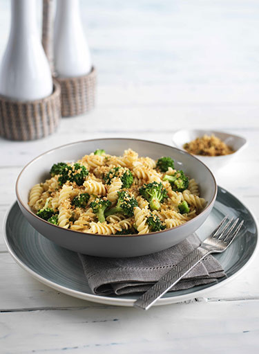 Fusilli with Broccoli and Spicy Breadcrumbs