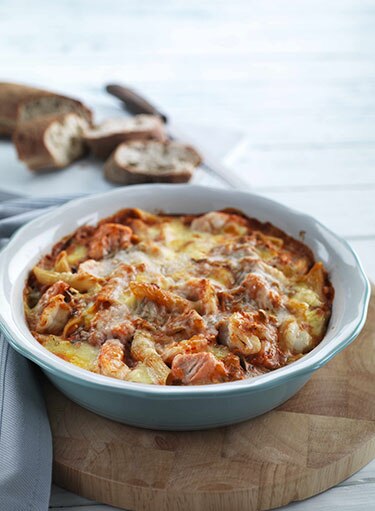 Baked Seafood Gratin
