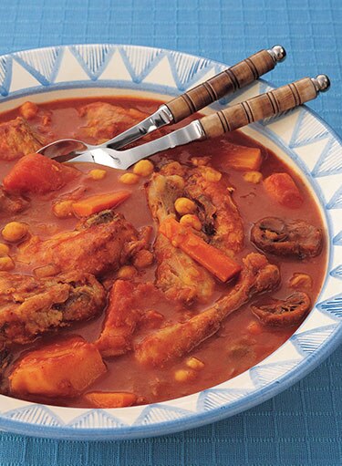 Chickpeas and Vegetables Chicken Maraq