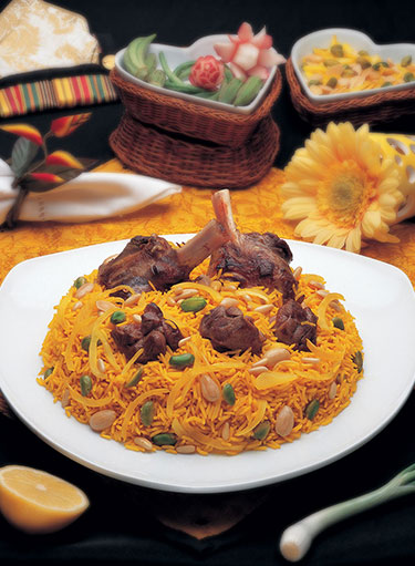 Saudi Rice with Lamb - Rice Kabli