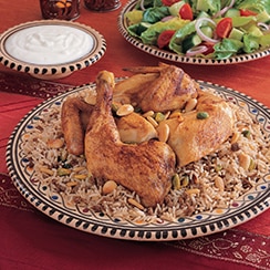 Roasted Chicken with Oriental Rice