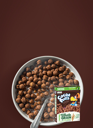 a bowl of cocoa puffs and milk small 1