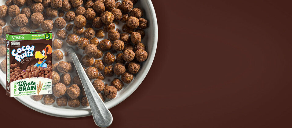 a bowl of cocoa puffs and milk 1