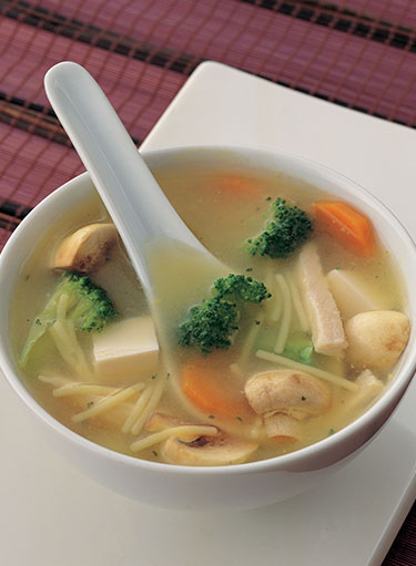 Tofu with Chicken Soup