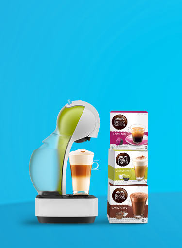 dolce gusto coffee machine and capsule boxes small