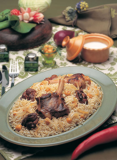 Rice Boukhari with Meat