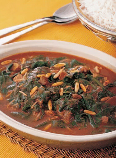 Saudi Spinach and Meat Stew