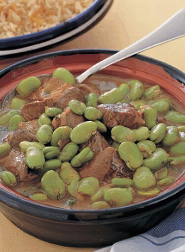 Broad Beans Stew with Lamb