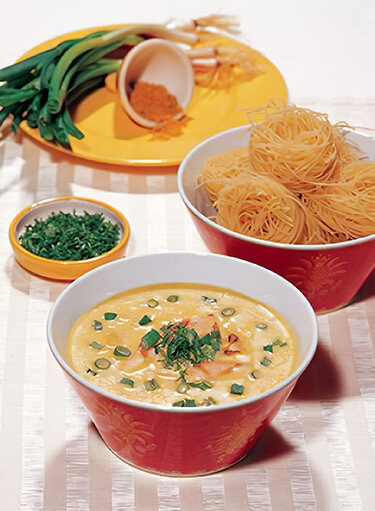 Coconut Curried Chicken Soup
