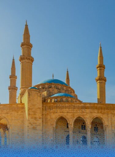 a mosque and a church in lebanon