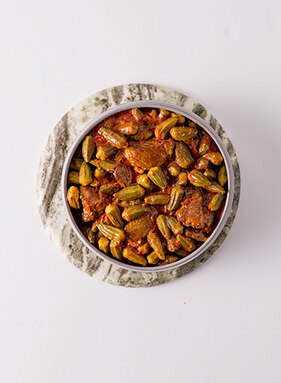 بامية بالزيت