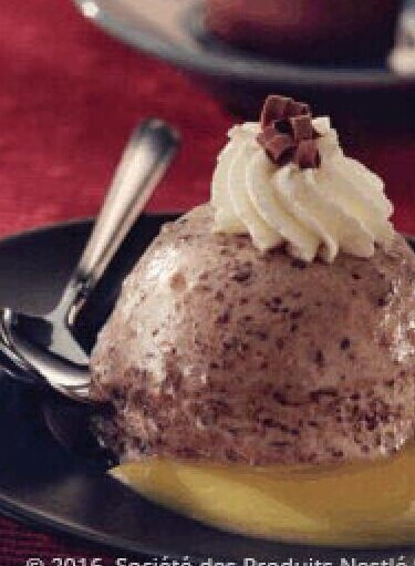 Mocha Chocolate Chip Parfait with Orange Sauce