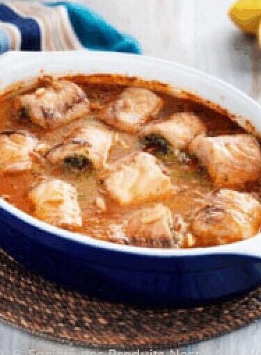 سمكة حرّة محشوّة بالكزبرة