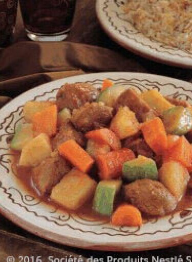 Vegetables with Lamb Stew