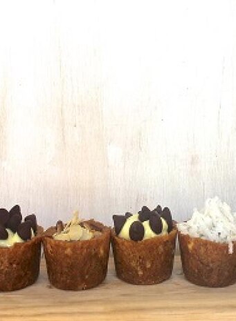 Custard Filled Mini Cookie cups