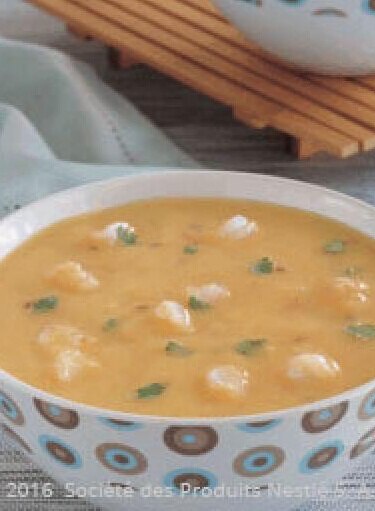Prawns and Lentil Soup