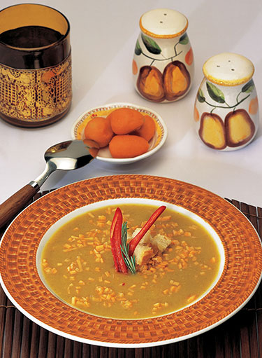 شوربة العدس بالكاري