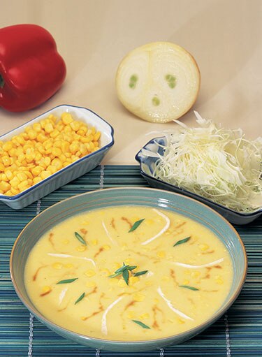 Sweet Corn and Egg Soup