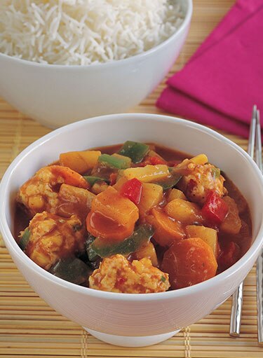 Chili Chicken and Corn Meatballs