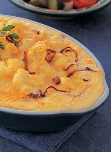 Onion and Cauliflower Gratin