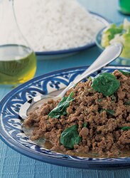 Syrian Spinach and Meat Stew