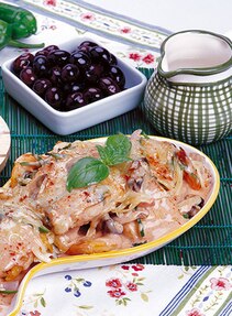 Fish and Shrimps Gratin