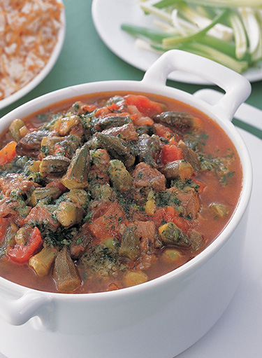 Syrian Okra and Meat Stew
