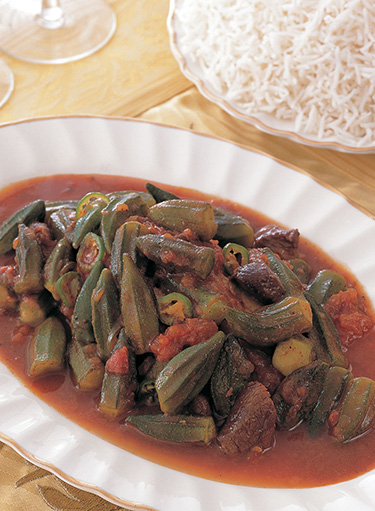 Saudi Okra and Meat Stew