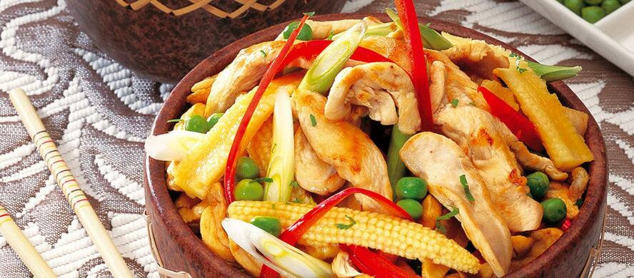 Ginger Chicken with Vegetables