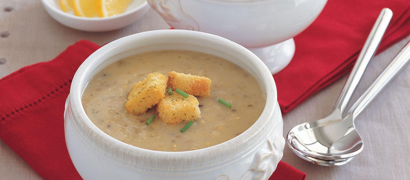 Mushroom Chicken Oat Cream Soup