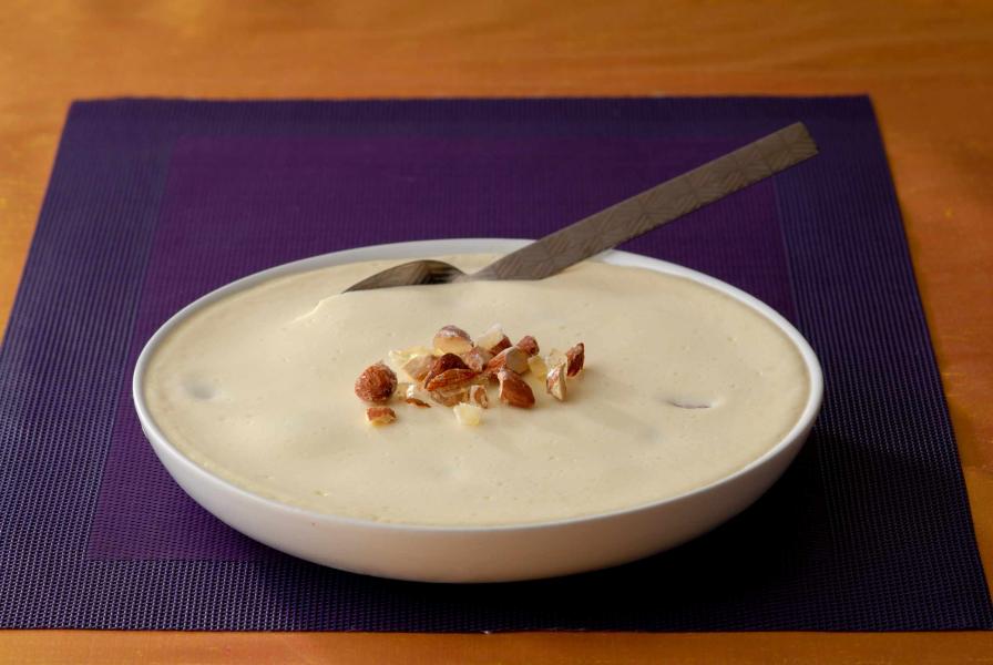 Baked Yoghurt with Apricots and Honey Roasted Almonds