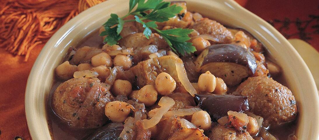 Eggplant and Kibbeh Stew