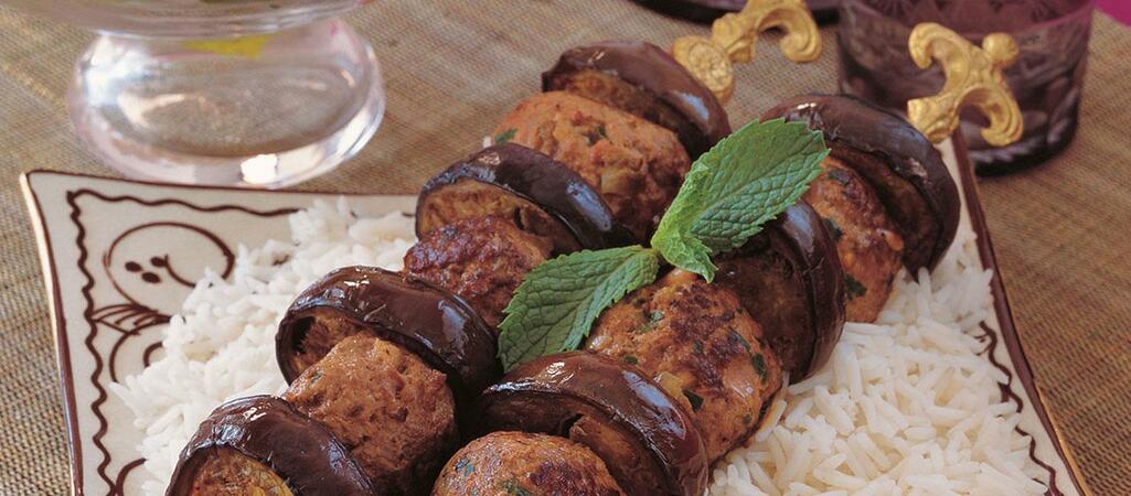 Kofta Orfali with White Rice