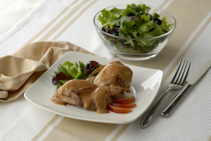 Poché-Grillé Quails with Plum Sauce