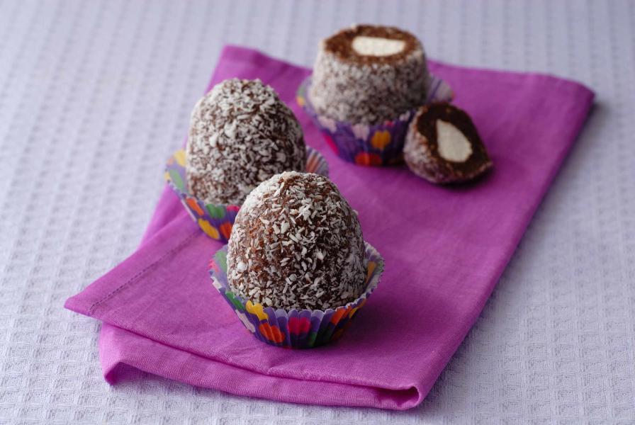 Marshmallow Coconut Easter Eggs