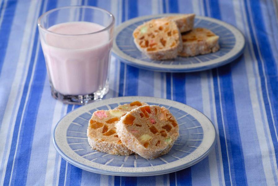Apricot and Coconut Lumpy Log