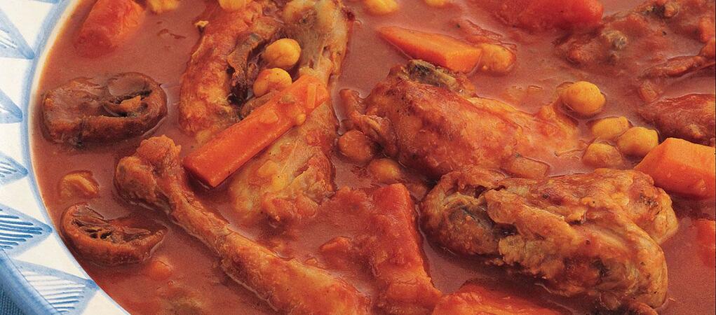 Chickpeas and Vegetables Chicken Maraq