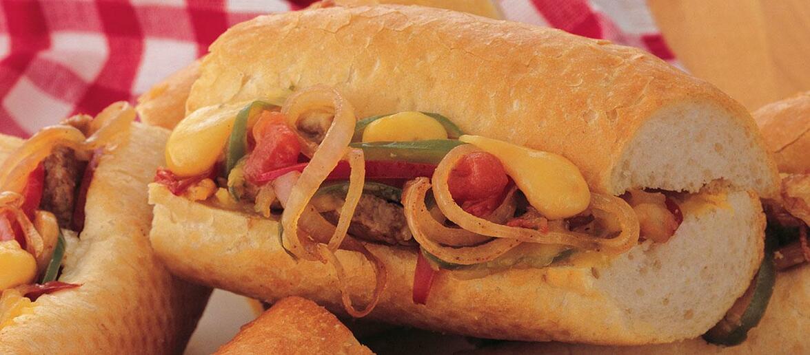 Lamb and Cheese Sandwich