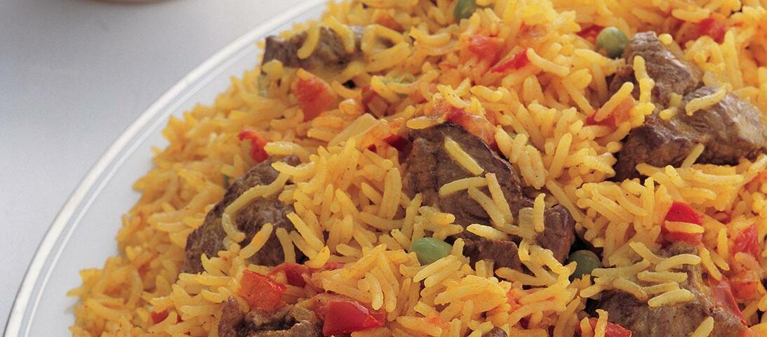 Lamb Tomato and Green Peas Rice
