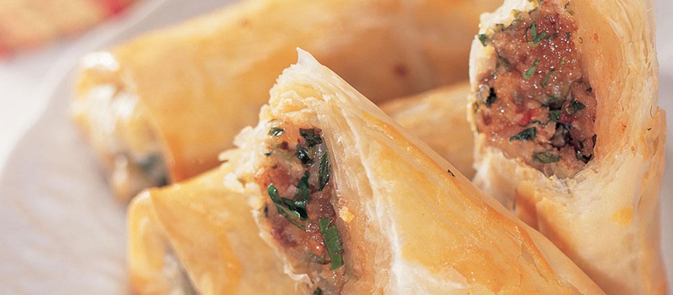 Filo Fingers with Lamb