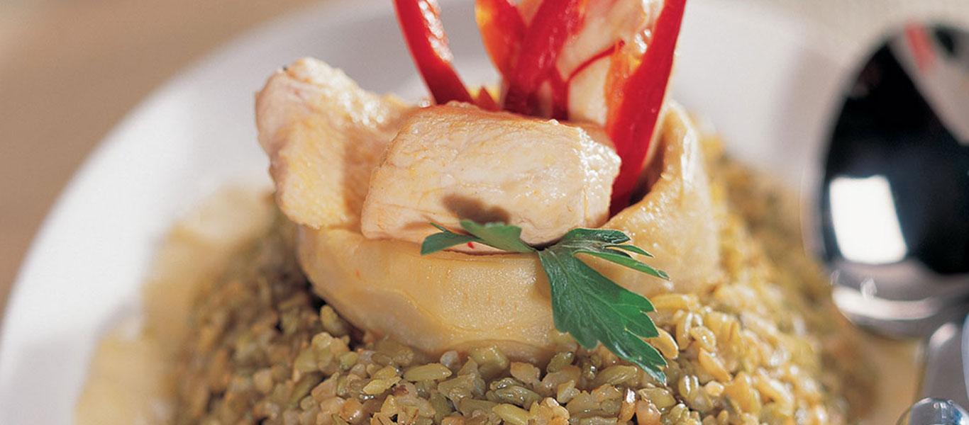 Frike Chicken Stew with Artichoke