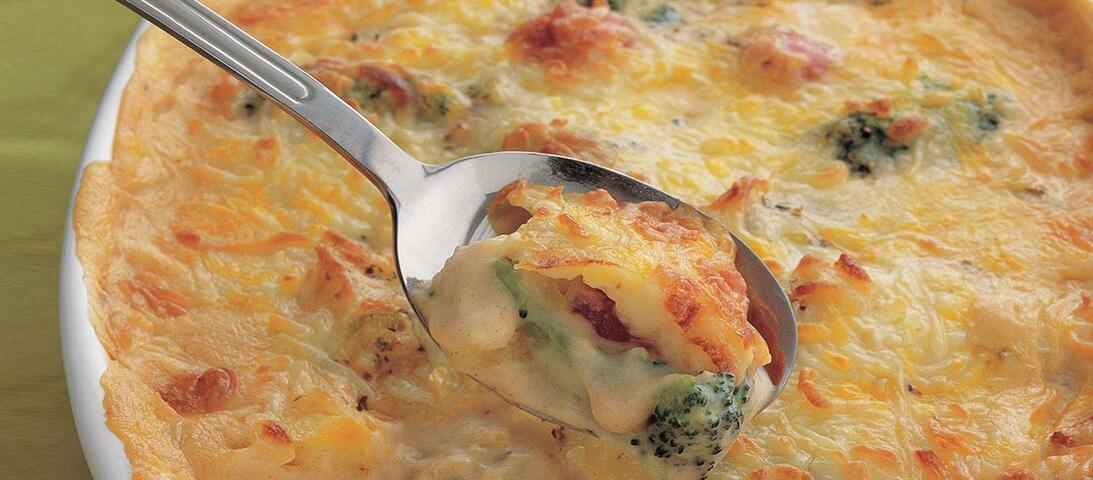 Potato and Broccoli Gratin