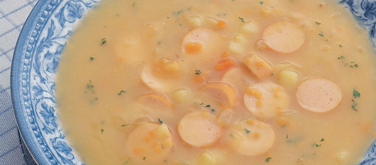 Chicken Sausage Lentil Soup