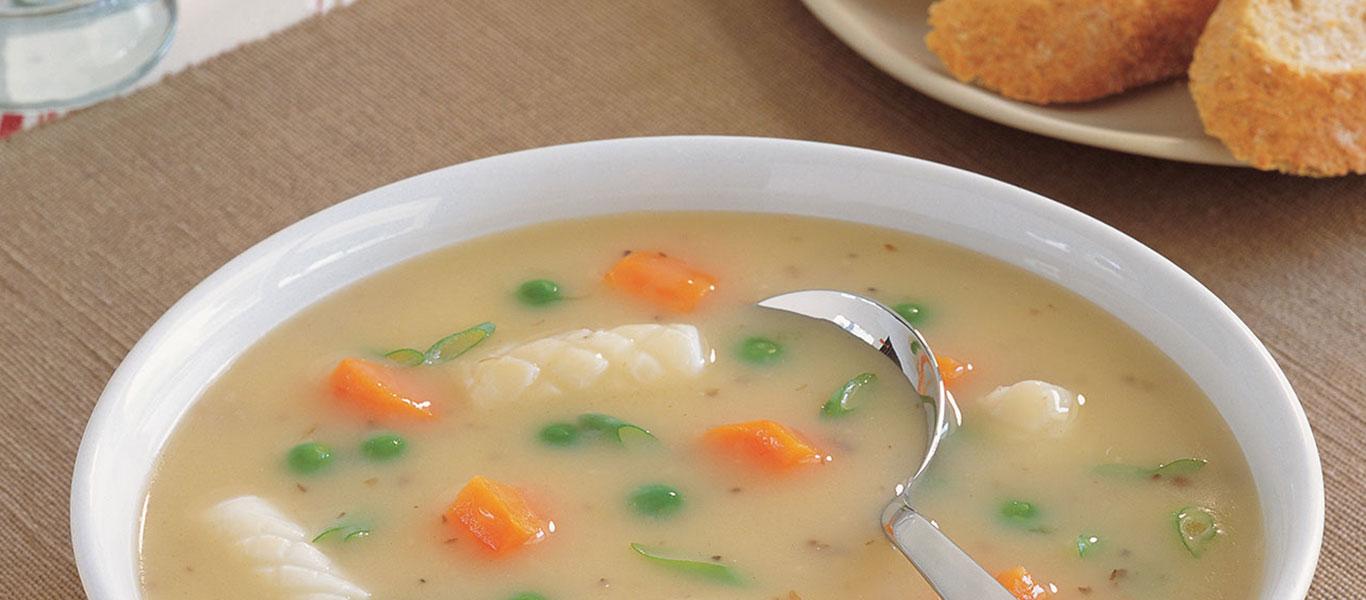 Calamari with Vegetables and Mushroom Soup