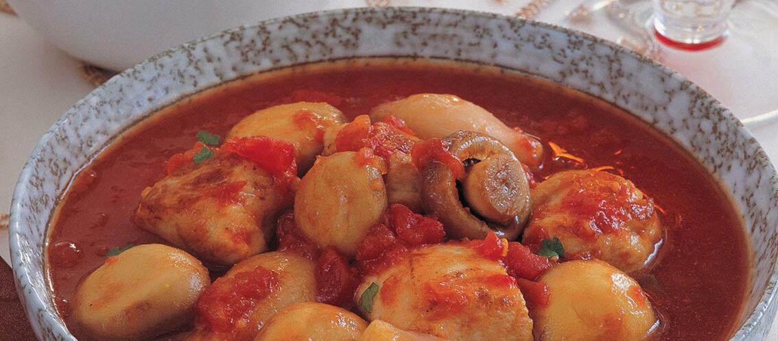 Chicken with Mushroom and Tomato